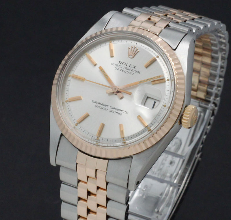 Rolex Datejust 1601 - 1970 - Rose goud/staal - two/tone - Rolex horloge - Rolex kopen - Rolex heren horloge - Trophies Watches