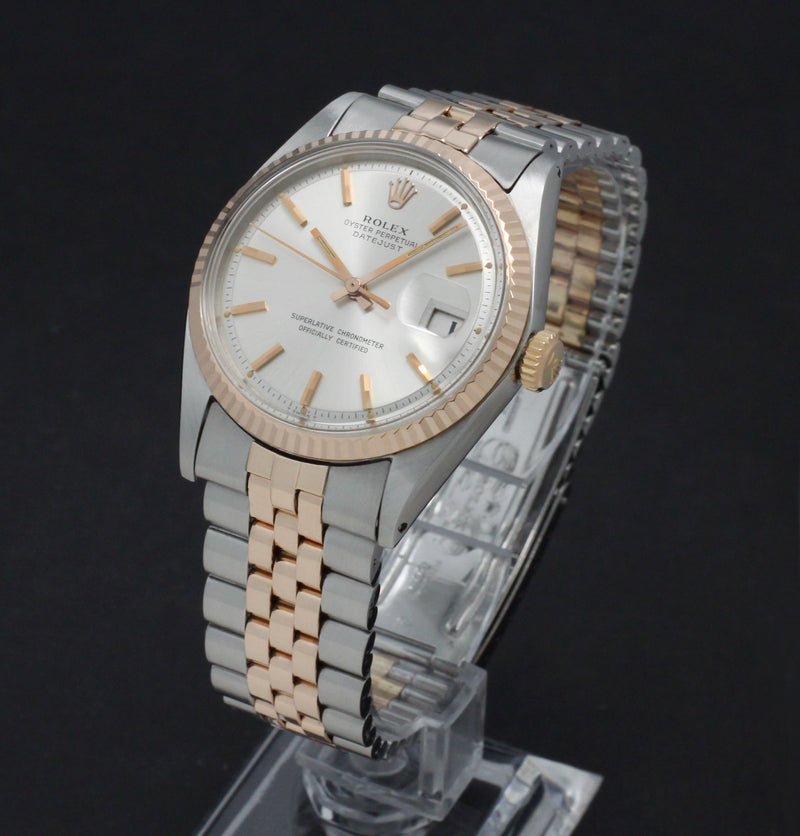 Rolex Datejust 1601 - 1970 - Rose goud/staal - two/tone - Rolex horloge - Rolex kopen - Rolex heren horloge - Trophies Watches