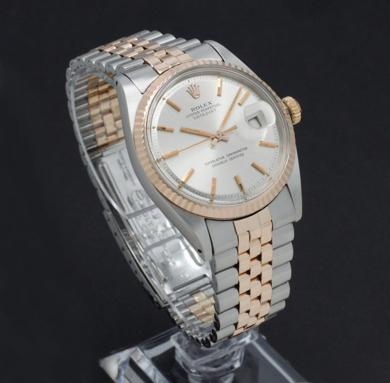 Rolex Datejust 1601 - 1970 - Rose goud/staal - two/tone - Rolex horloge - Rolex kopen - Rolex heren horloge - Trophies Watches