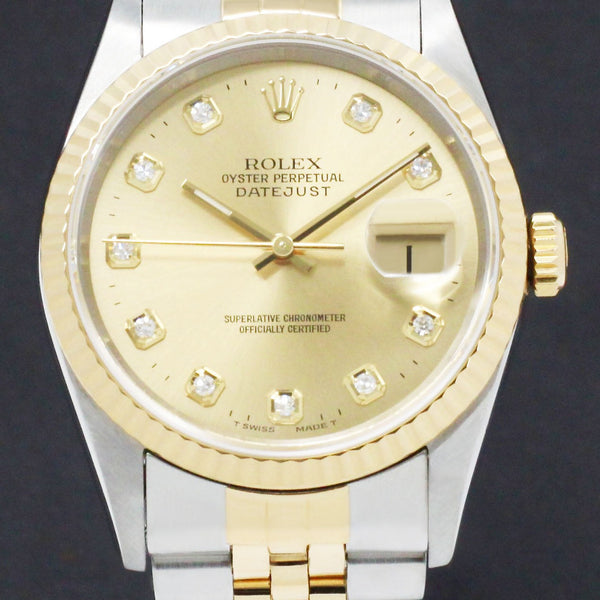 Rolex Datejust 16233G - 1997 - Rolex horloge - Rolex kopen - Rolex heren horloge - Trophies Watches