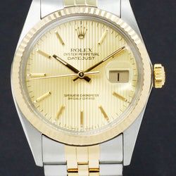 Rolex Datejust 16013 Tapestry - 1987 - Rolex horloge - Rolex kopen - Rolex heren horloge - Trophies Watches