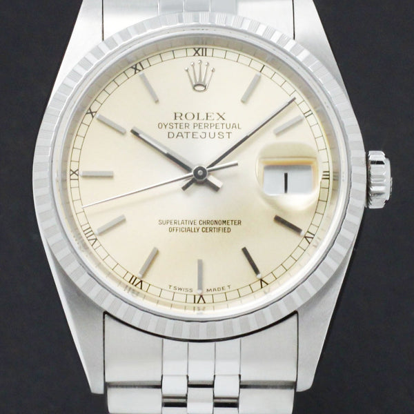 Rolex Datejust 16220, Box & Papers, 1993