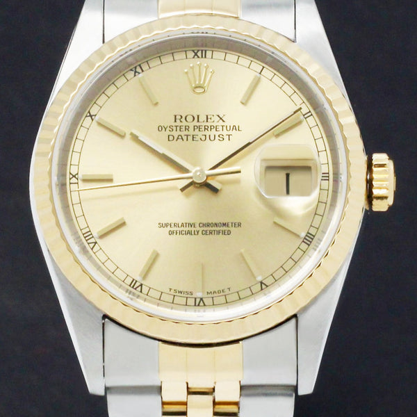 Rolex Datejust 16233 - 1999 - Rolex horloge - Rolex kopen - Rolex heren horloge - Trophies Watches