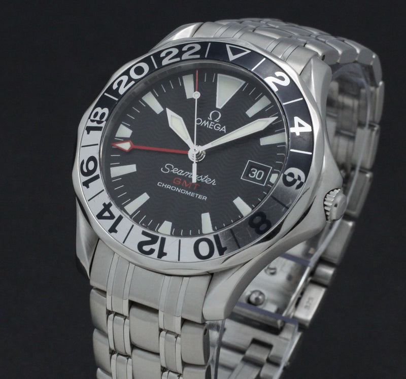 Omega Seamaster 2534.50.00 GMT 300M - 2001 - Omega horloge - Omega kopen - Omega heren horloge - Trophies Watches