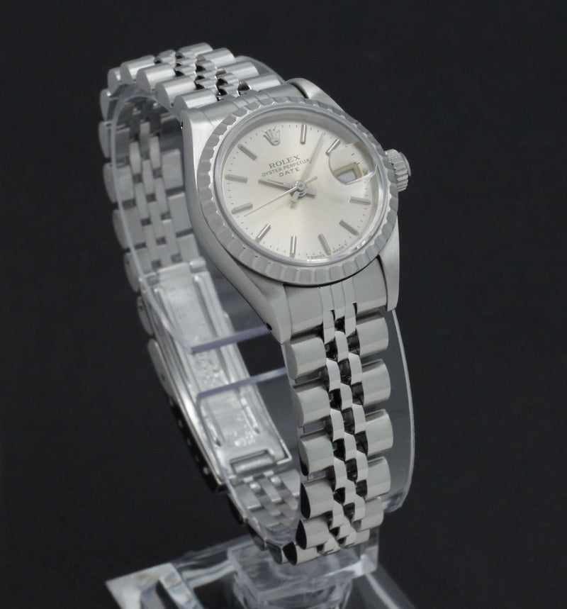 Rolex Oyster Perpetual Lady Date 69240 - 1990 - Rolex horloge - Rolex kopen - Rolex dames horloge - Trophies Watches