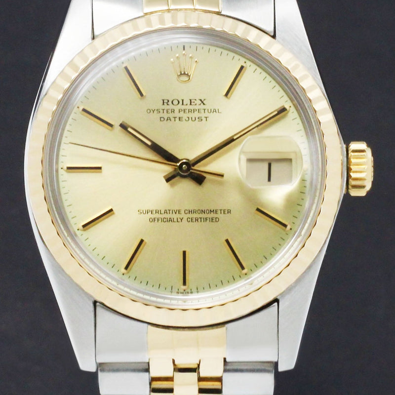 Rolex Datejust 16013 - 1983 - Rolex horloge - Rolex kopen - Rolex heren horloge - Trophies Watches