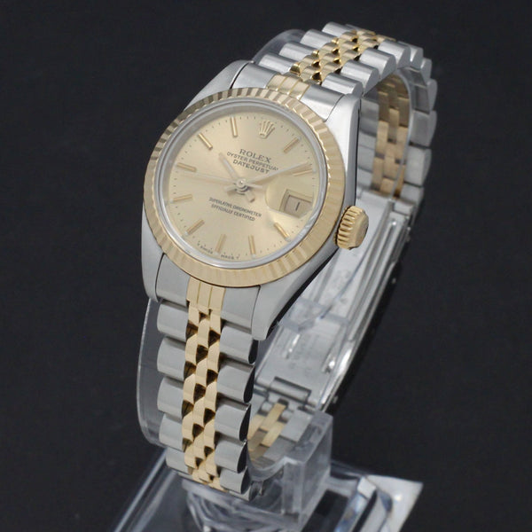 Rolex Lady-Datejust 69173 - 1988 - Rolex horloge - Rolex kopen - Rolex dames horloge - Trophies Watches