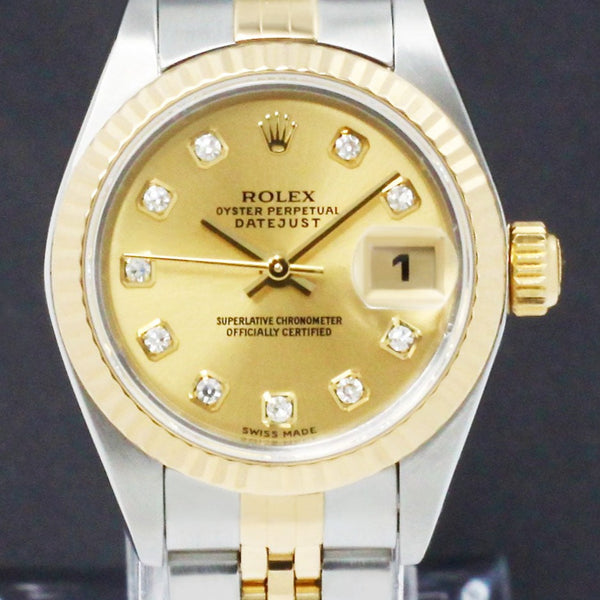 Rolex Lady-Datejust 79173G - 2003 - Rolex horloge - Rolex kopen - Rolex dames horloge - Trophies Watches