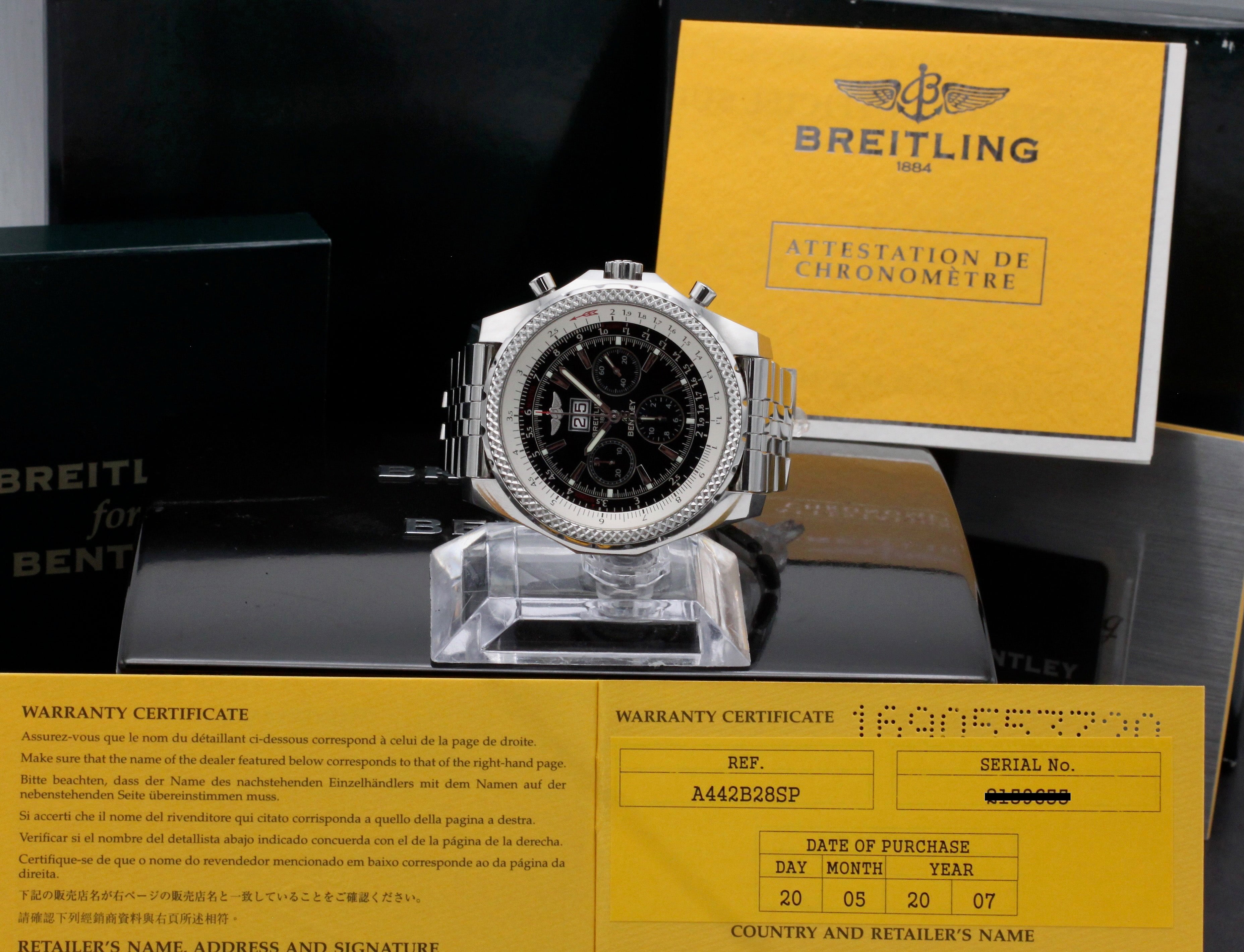 Breitling Bentley 6.75 - 2007 - Breitling horloge - Breitling kopen - Breitling heren horloge - Trophies Watches