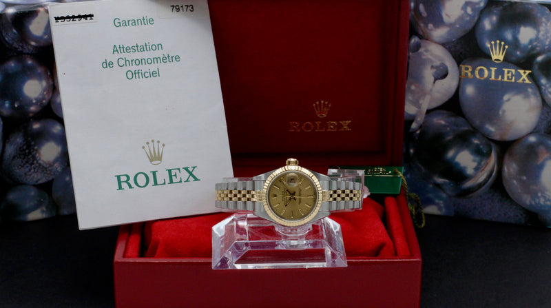 Rolex Lady-Datejust 79173 - 2003 - Rolex horloge - Rolex kopen - Rolex dames horloge - Trophies Watches