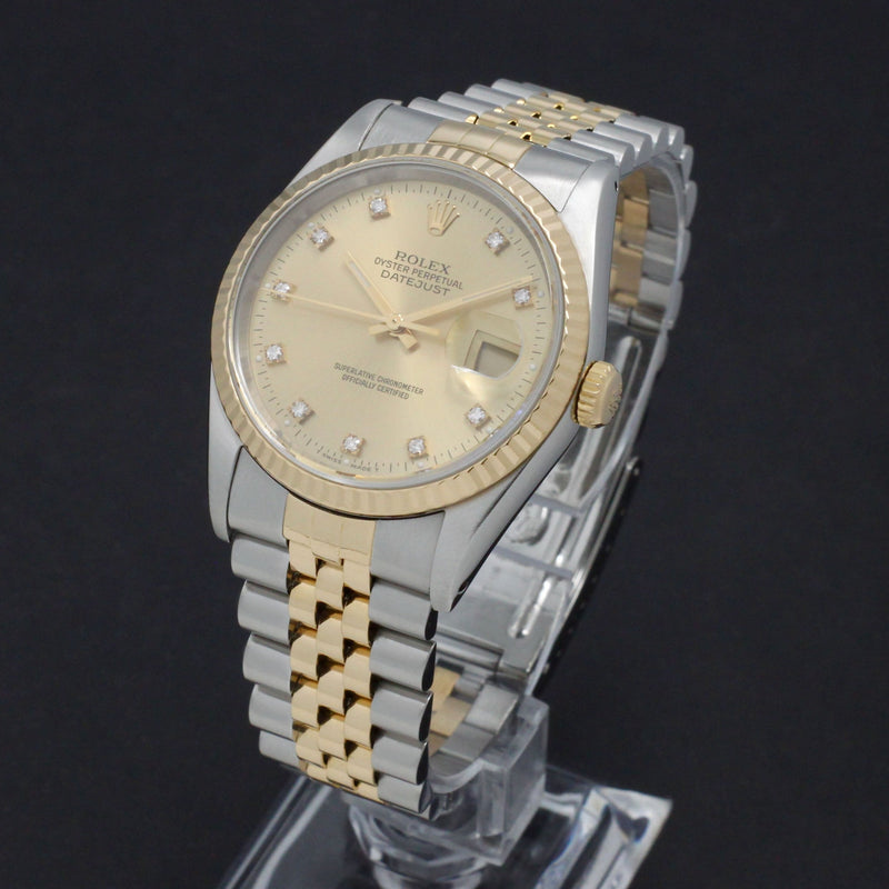 Rolex Datejust 16233G - 1991 - Rolex horloge - Rolex kopen - Rolex heren horloge - Trophies Watches