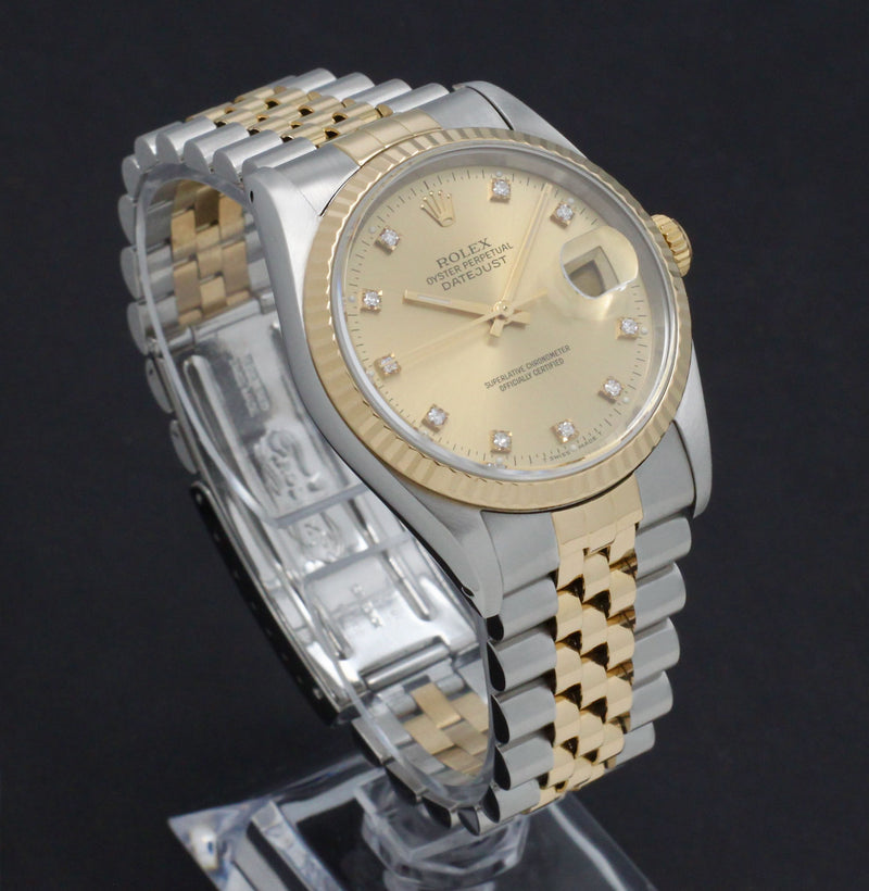 Rolex Datejust 16233G - 1991 - Rolex horloge - Rolex kopen - Rolex heren horloge - Trophies Watches