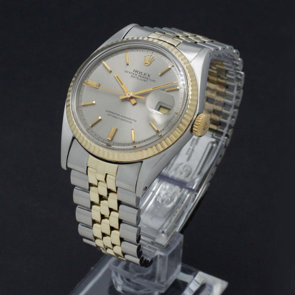 Rolex Datejust 1601 - 1969 - goud/staal - two/tone - Rolex horloge - Rolex kopen - Rolex heren horloge - Trophies Watches