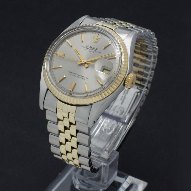 Rolex Datejust 1601 - 1969 - goud/staal - two/tone - Rolex horloge - Rolex kopen - Rolex heren horloge - Trophies Watches