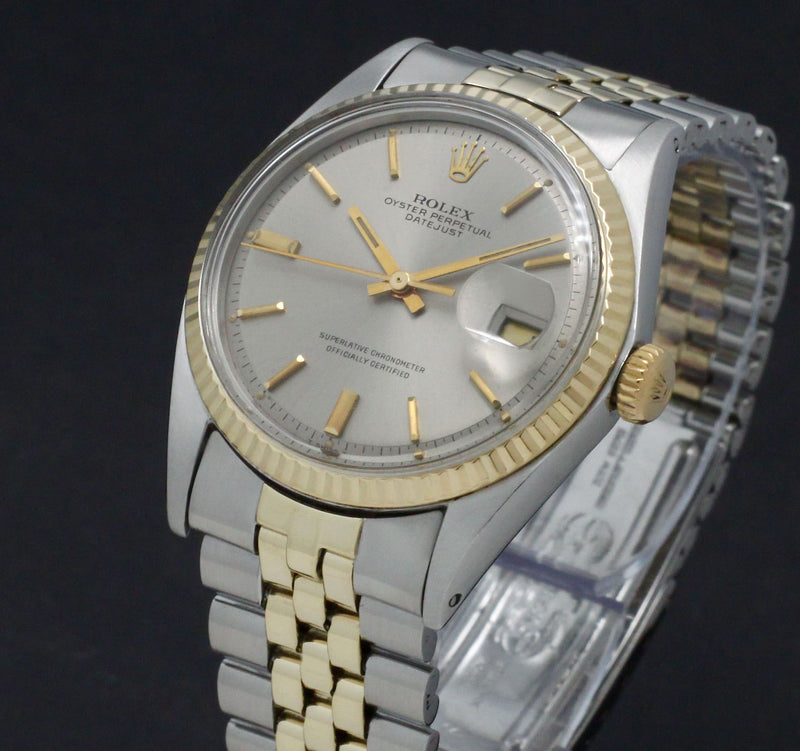 Rolex Datejust 1601 - 1969 - goud/staal - two/tone - Rolex horloge - Rolex kopen - Rolex heren horloge - Trophies Watches