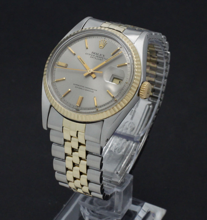 Rolex Datejust 1601 - 1969 - goud/staal - two/tone - Rolex horloge - Rolex kopen - Rolex heren horloge - Trophies Watches