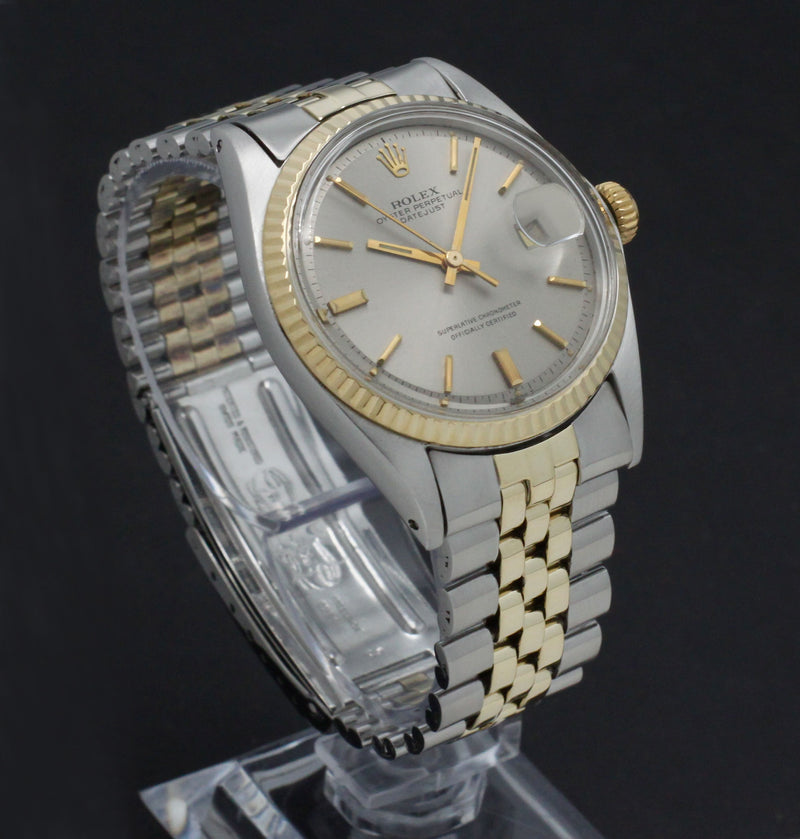 Rolex Datejust 1601 - 1969 - goud/staal - two/tone - Rolex horloge - Rolex kopen - Rolex heren horloge - Trophies Watches