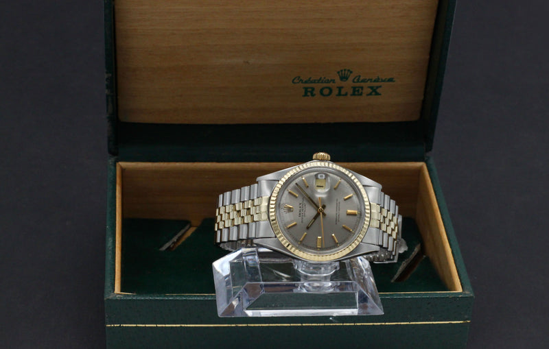 Rolex Datejust 1601 - 1969 - goud/staal - two/tone - Rolex horloge - Rolex kopen - Rolex heren horloge - Trophies Watches