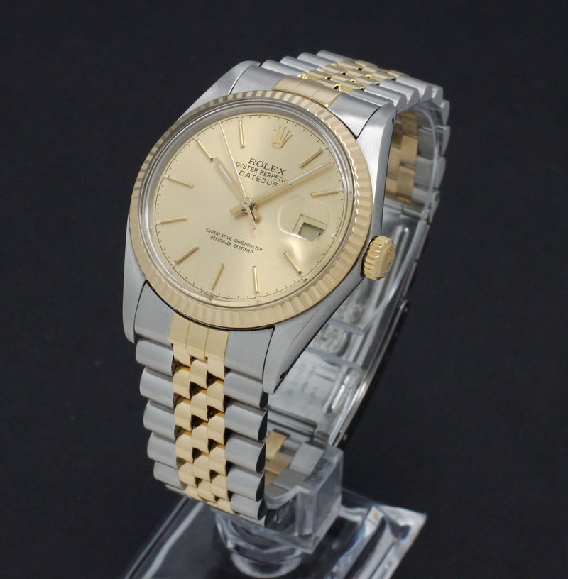 Rolex Datejust 16013 - 1987 - Rolex horloge - Rolex kopen - Rolex heren horloge - Trophies Watches