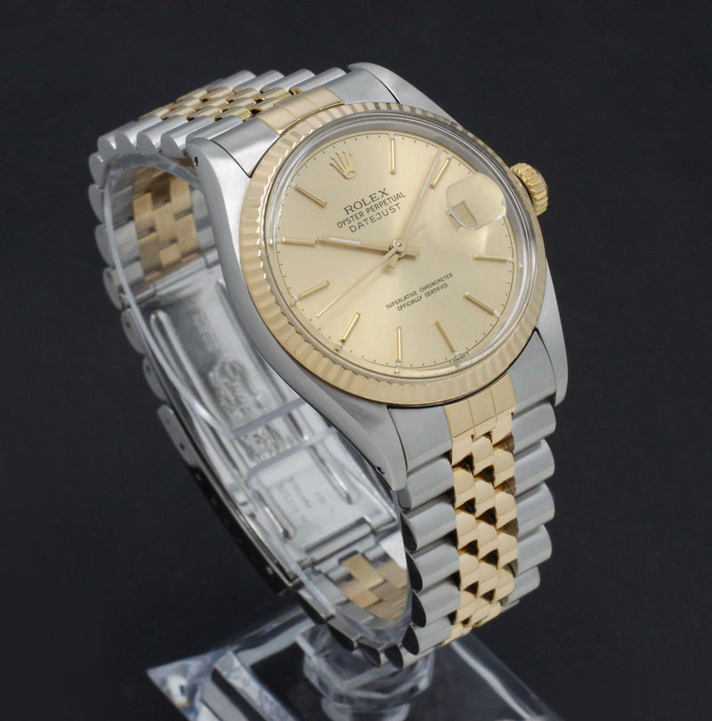 Rolex Datejust 16013 - 1987 - Rolex horloge - Rolex kopen - Rolex heren horloge - Trophies Watches