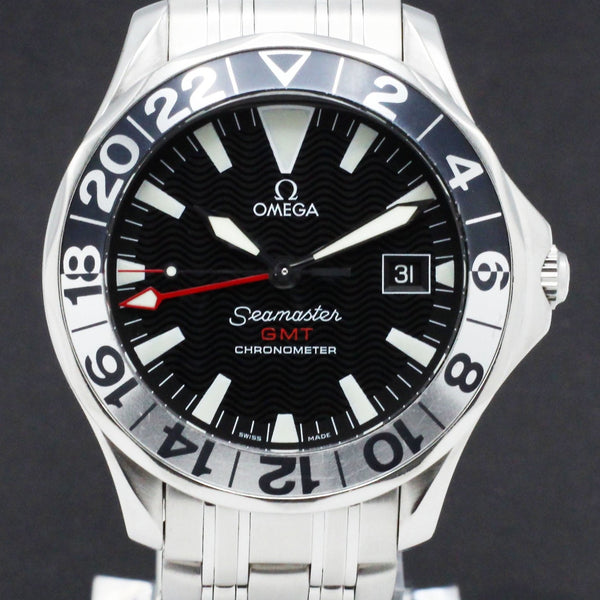 Omega Seamaster 2534.50.00 GMT 300M - 2001 - Omega horloge - Omega kopen - Omega heren horloge - Trophies Watches