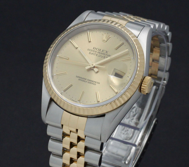 Rolex Datejust 16233 - 1994 - Rolex horloge - Rolex kopen - Rolex heren horloge - Trophies Watches