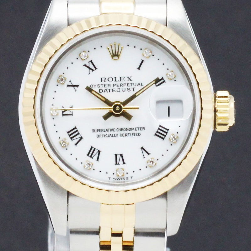 Rolex Lady-Datejust 69173G - 1991 - Rolex horloge - Rolex kopen - Rolex dames horloge - Trophies Watches