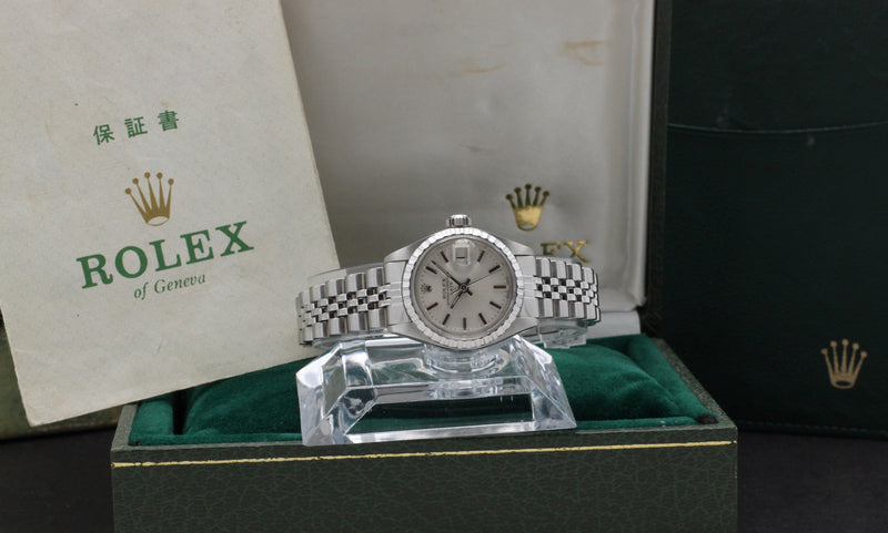 Rolex Oyster Perpetual Lady Date 6924 - 1978 - Rolex horloge - Rolex kopen - Rolex dames horloge - Trophies Watches