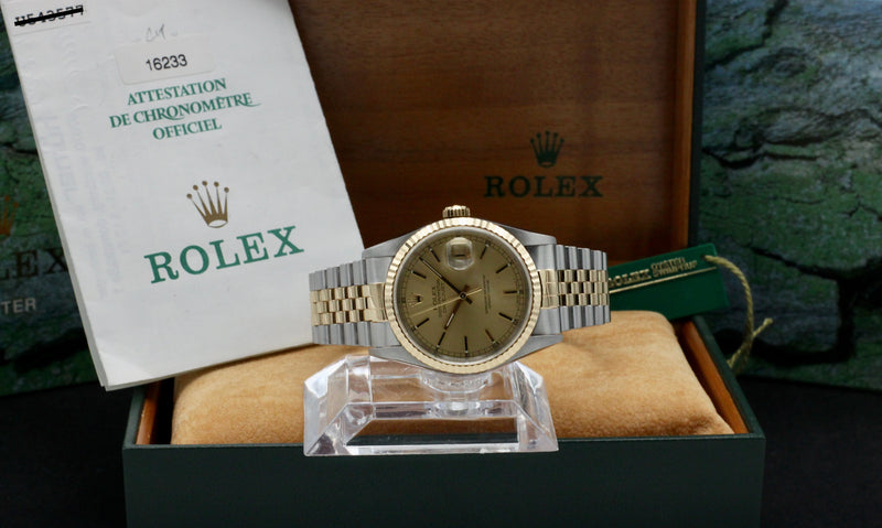 Rolex Datejust 16233 - 2000 - Rolex horloge - Rolex kopen - Rolex heren horloge - Trophies Watches