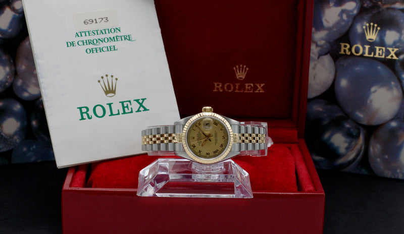 Rolex Lady-Datejust 69173 - 1997 - Rolex horloge - Rolex kopen - Rolex dames horloge - Trophies Watches