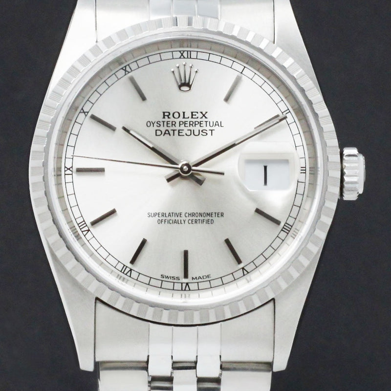 Rolex Datejust 16220 - 1999 - Rolex horloge - Rolex kopen - Rolex heren horloge - Trophies Watches