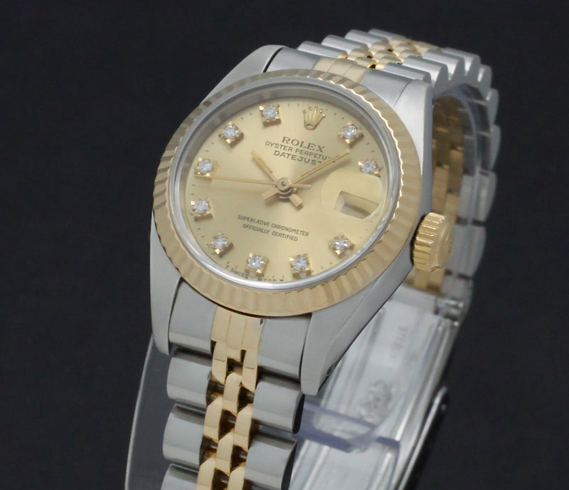 Rolex Lady-Datejust 69173G - 1991 - Rolex horloge - Rolex kopen - Rolex dames horloge - Trophies Watches