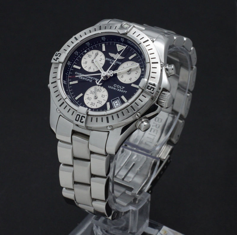 Breitling Colt Chronograph A73350 - 2004 - Breitling horloge - Breitling kopen - Breitling heren horloge - Trophies Watches