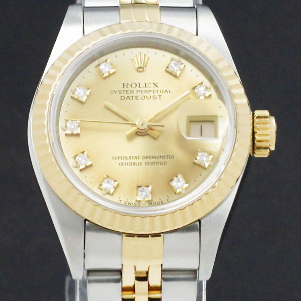 Rolex Lady-Datejust 69173G - 1992 - Rolex horloge - Rolex kopen - Rolex dames horloge - Trophies Watches