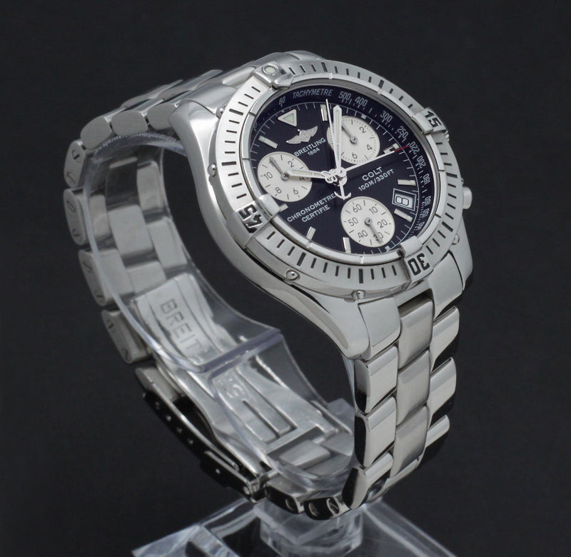 Breitling Colt Chronograph A73350 - 2004 - Breitling horloge - Breitling kopen - Breitling heren horloge - Trophies Watches