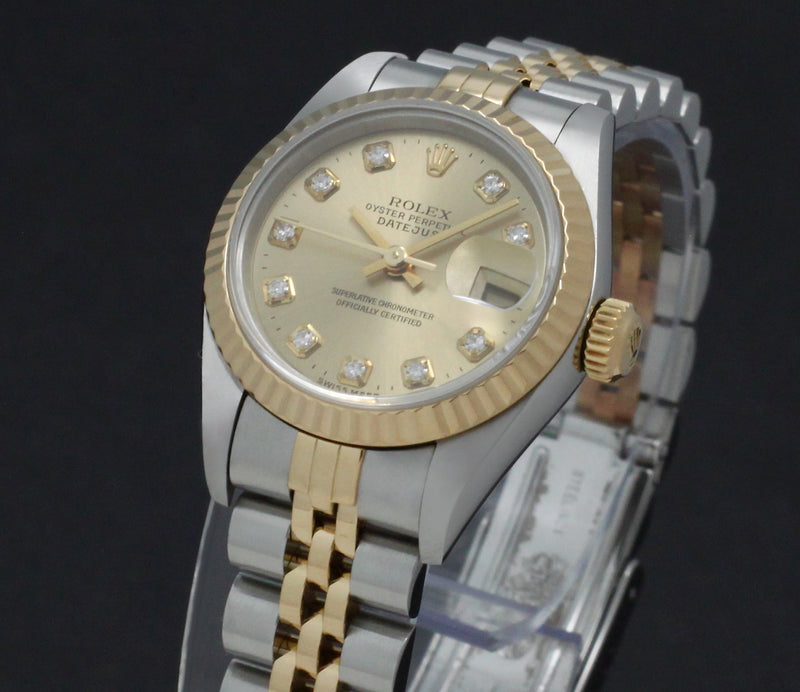 Rolex Lady-Datejust 69173G - 1999 - Rolex horloge - Rolex kopen - Rolex dames horloge - Trophies Watches