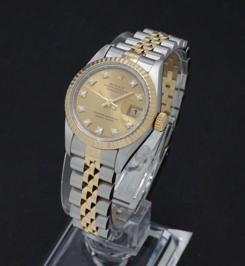 Rolex Lady-Datejust 69173G - 1995 - Rolex horloge - Rolex kopen - Rolex dames horloge - Trophies Watches