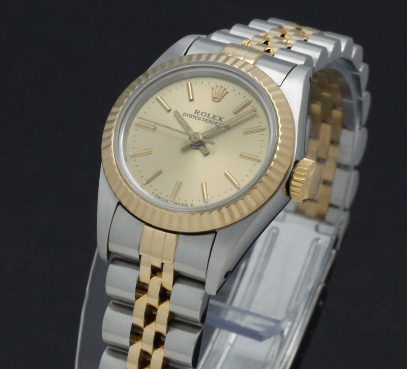 Rolex Oyster Perpetual 67193 - 1989 - Rolex horloge - Rolex kopen - Rolex dames horloge - Trophies Watches