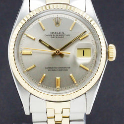 Rolex Datejust 1601 - 1969 - goud/staal - two/tone - Rolex horloge - Rolex kopen - Rolex heren horloge - Trophies Watches