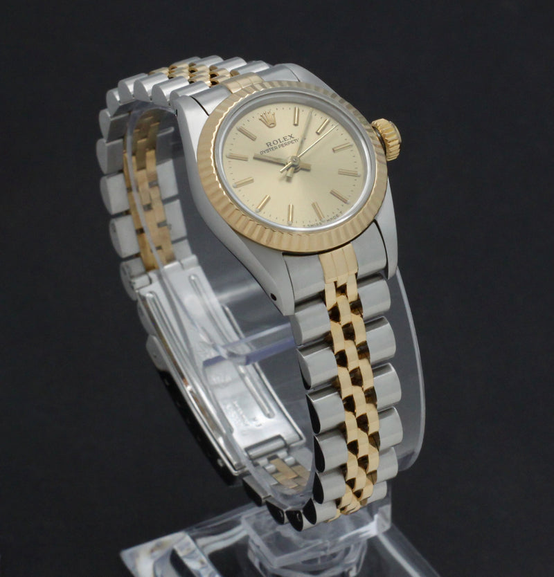 Rolex Oyster Perpetual 67193 - 1989 - Rolex horloge - Rolex kopen - Rolex dames horloge - Trophies Watches