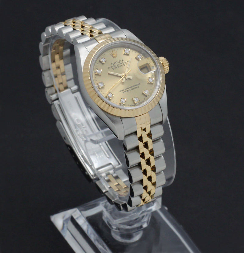 Rolex Lady-Datejust 69173 - 1994 - Rolex horloge - Rolex kopen - Rolex dames horloge - Trophies Watches