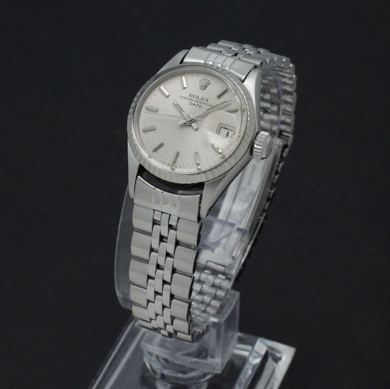 Rolex Oyster Perpetual Lady Date 6517 - 1968 - Rolex horloge - Rolex kopen - Rolex dames horloge - Trophies Watches