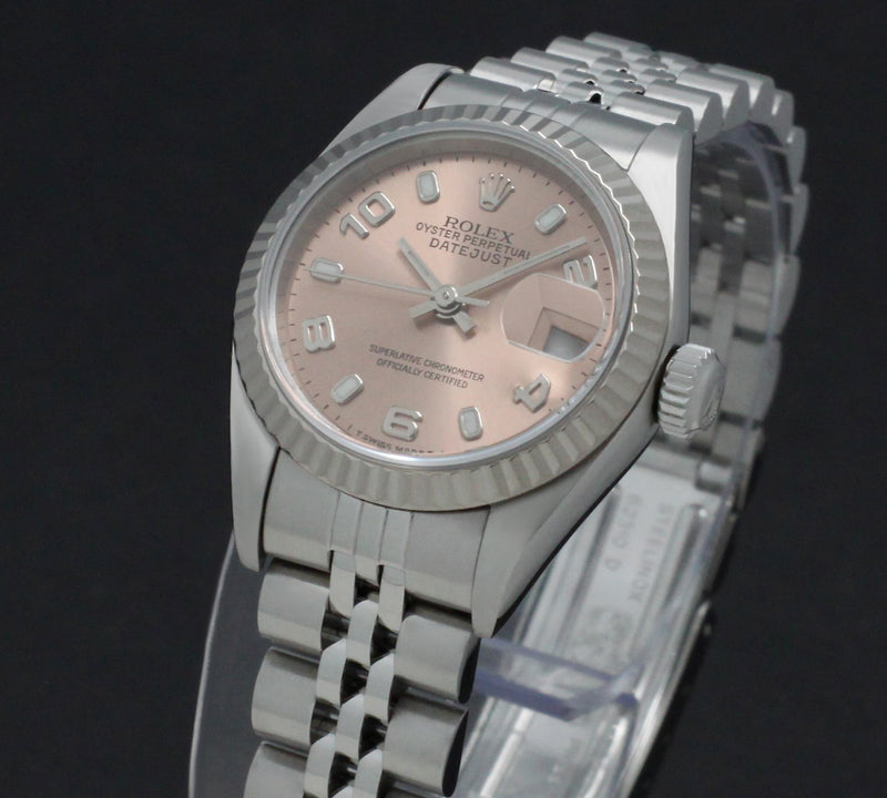 Rolex Oyster Perpetual Lady Datejust 69174 - 1999 - Rolex horloge - Rolex kopen - Rolex dames horloge - Trophies Watches