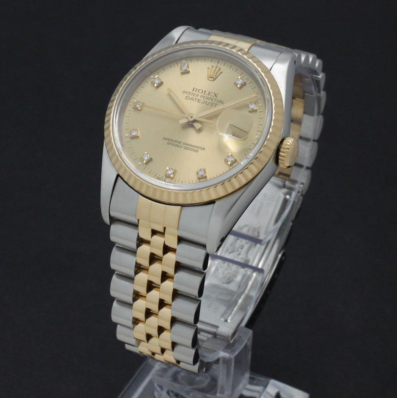 Rolex Datejust 16233G - 1990 - Rolex horloge - Rolex kopen - Rolex heren horloge - Trophies Watches