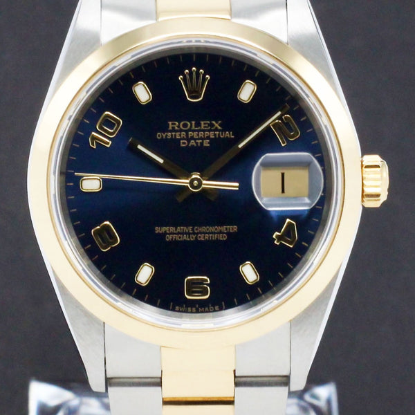 Rolex Oyster Perpetual Date 15203 - 2001 - Rolex horloge - Rolex kopen - Rolex heren horloge - Trophies Watches