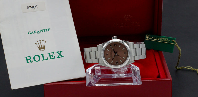 Rolex Oyster Perpetual 67480 - 1997 - Rolex horloge - Rolex kopen - Rolex dames horloge - Trophies Watches