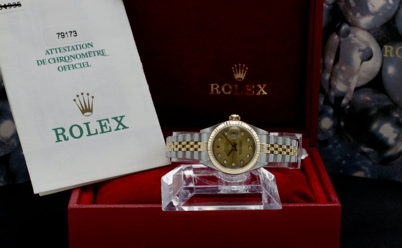 Rolex Lady-Datejust 79173G - 2000 - Rolex horloge - Rolex kopen - Rolex dames horloge - Trophies Watches