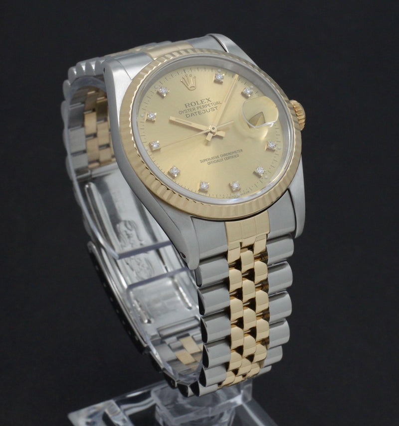 Rolex Datejust 16233G - 1991 - Rolex horloge - Rolex kopen - Rolex heren horloge - Trophies Watches