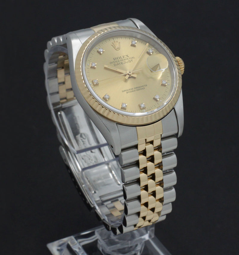 Rolex Datejust 16233G - 1991 - Rolex horloge - Rolex kopen - Rolex heren horloge - Trophies Watches