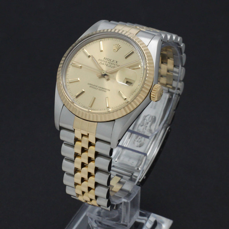 Rolex Datejust 16013 - 1987 - Rolex horloge - Rolex kopen - Rolex heren horloge - Trophies Watches